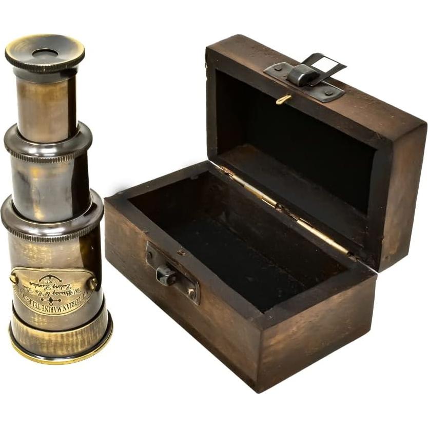 Telescopio de Mano FYNJREX Cristal Espía 17 cm Nautico