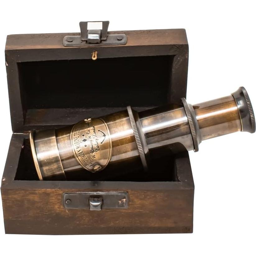 Telescopio de Mano FYNJREX Cristal Espía 17 cm Nautico