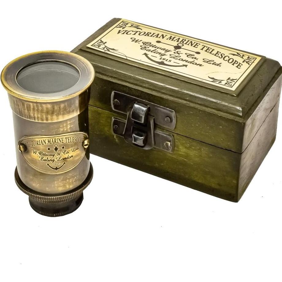 Telescopio de Mano FYNJREX Cristal Espía 17 cm Nautico