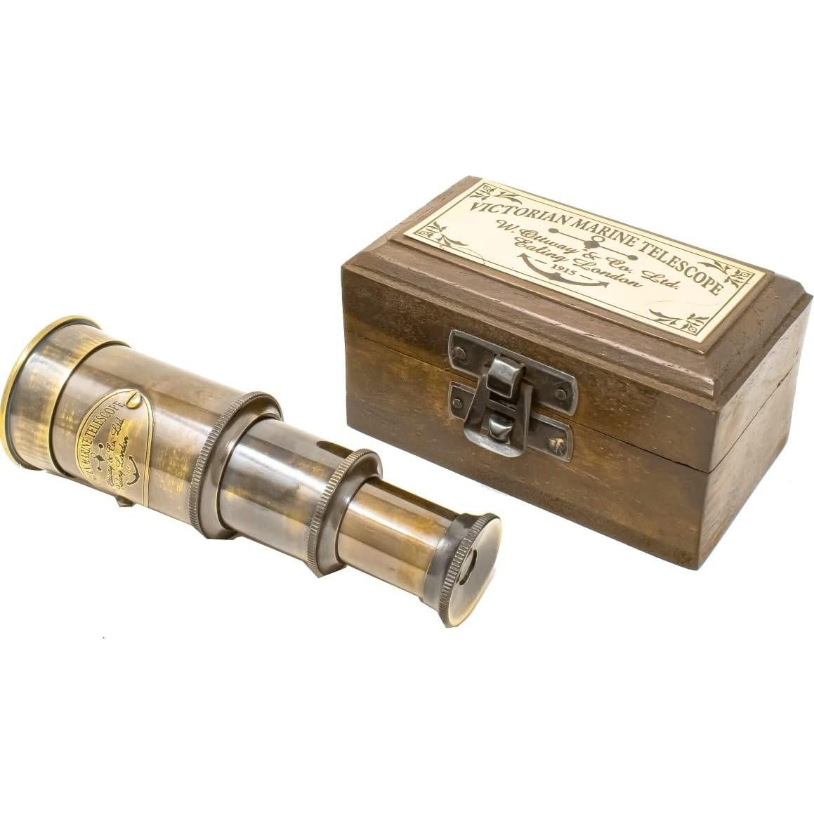 Telescopio de Mano FYNJREX Cristal Espía 17 cm Nautico