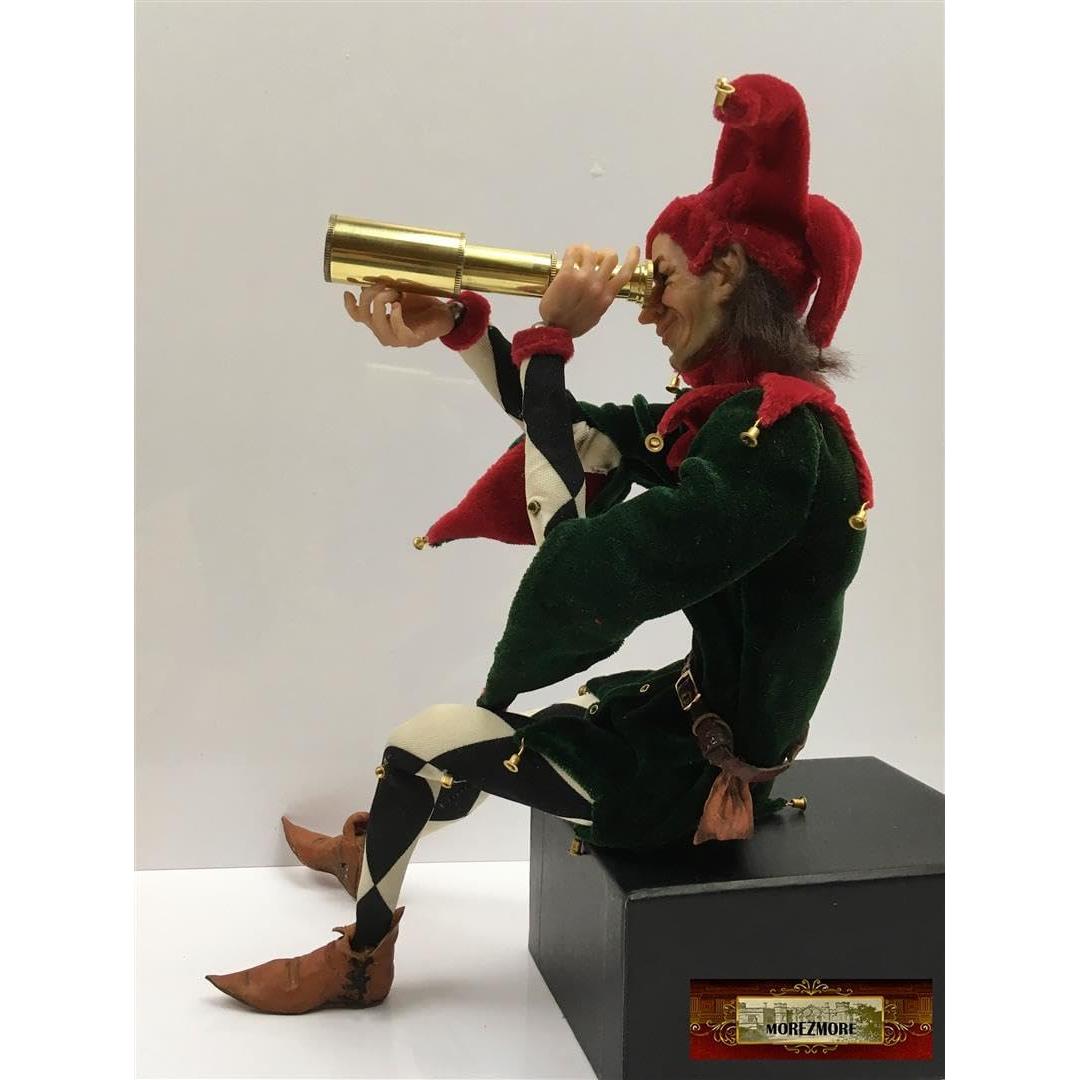 Telescopio Miniatura de Latón Morezmore 78 mm para Muñecas