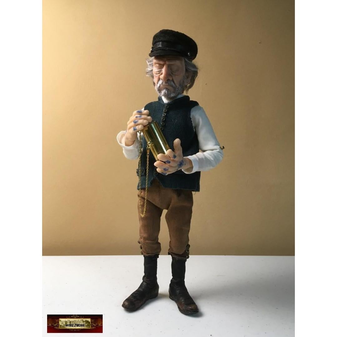 Telescopio Miniatura de Latón Morezmore 78 mm para Muñecas