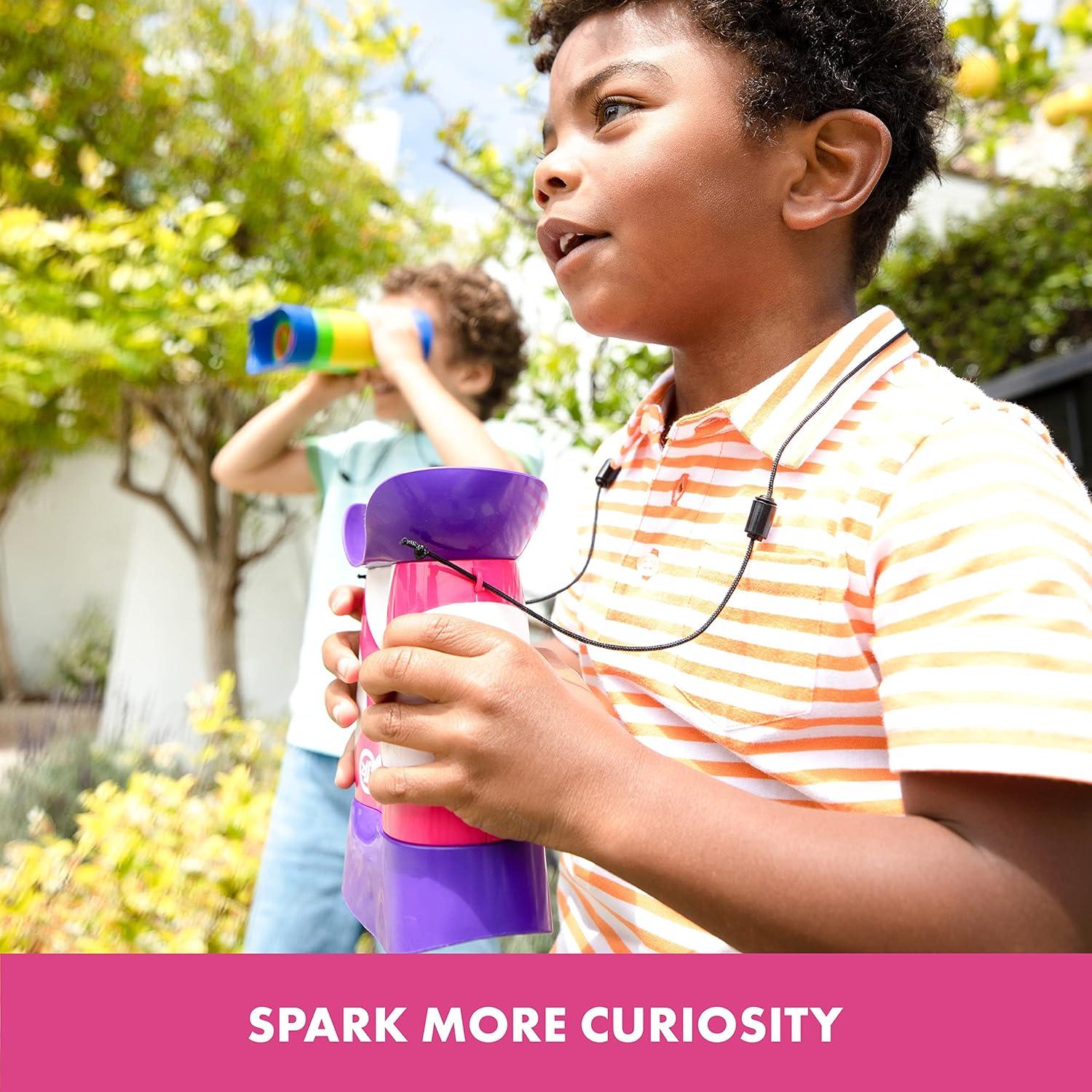 Binoculares Kidnoculars GeoSafari Jr. Rosa para Niños 2x