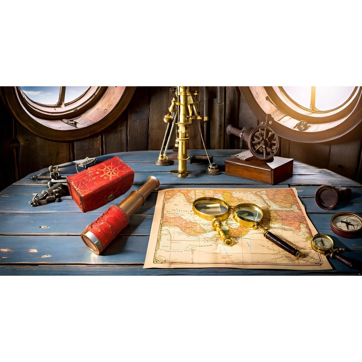 Telescopio Pirata NauticalMart de Latón 15,24 cm Decorativo