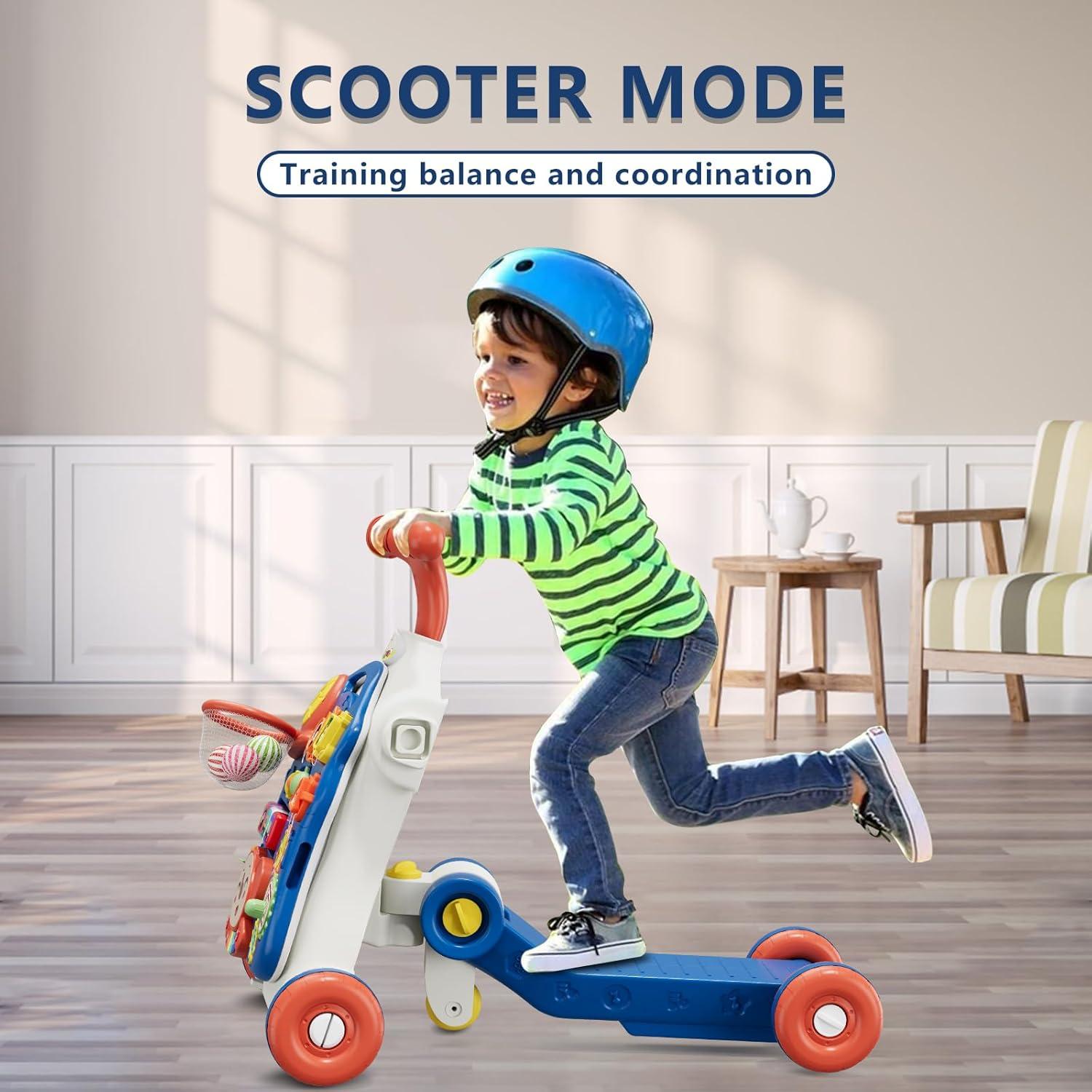 Caminador 5 en 1 HYES para bebés con actividades educativas