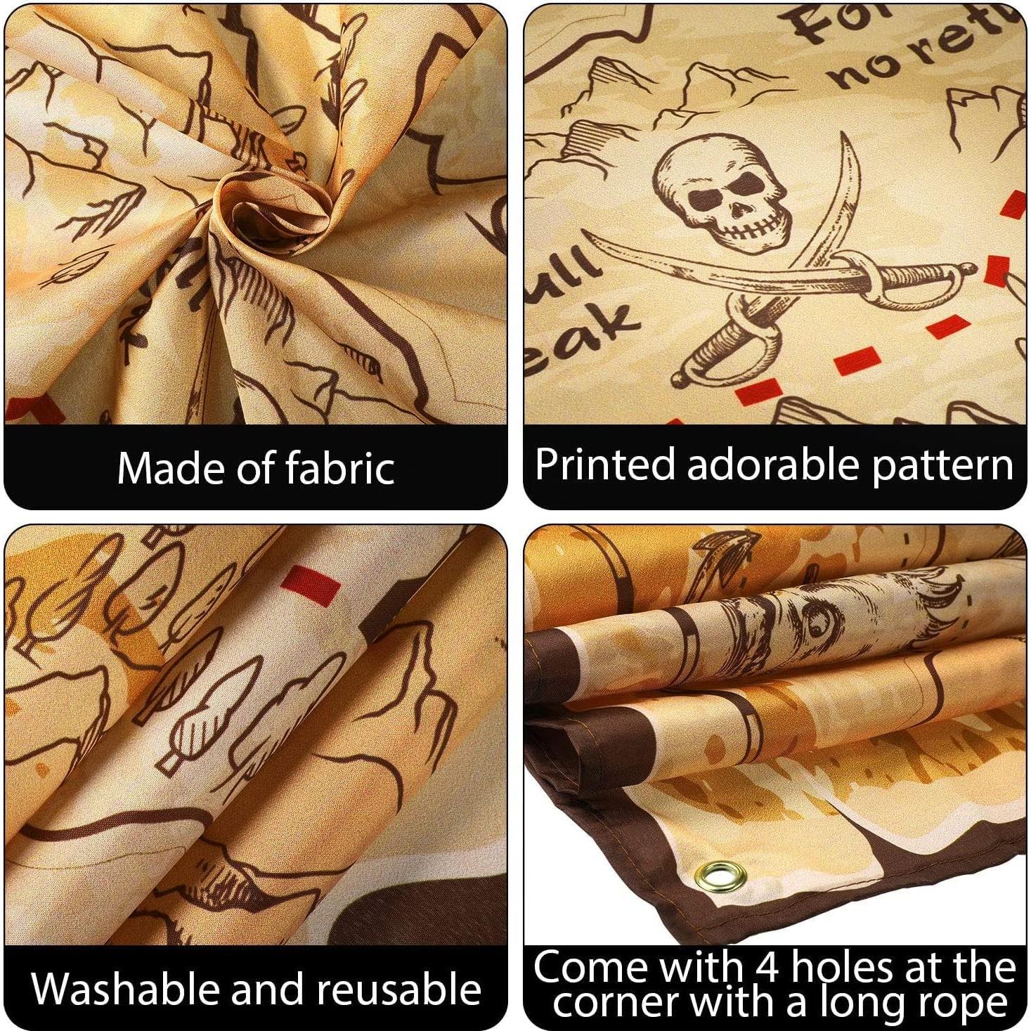 Juego de Juguetes de Pirata Aubric con Telescopio y Mapa