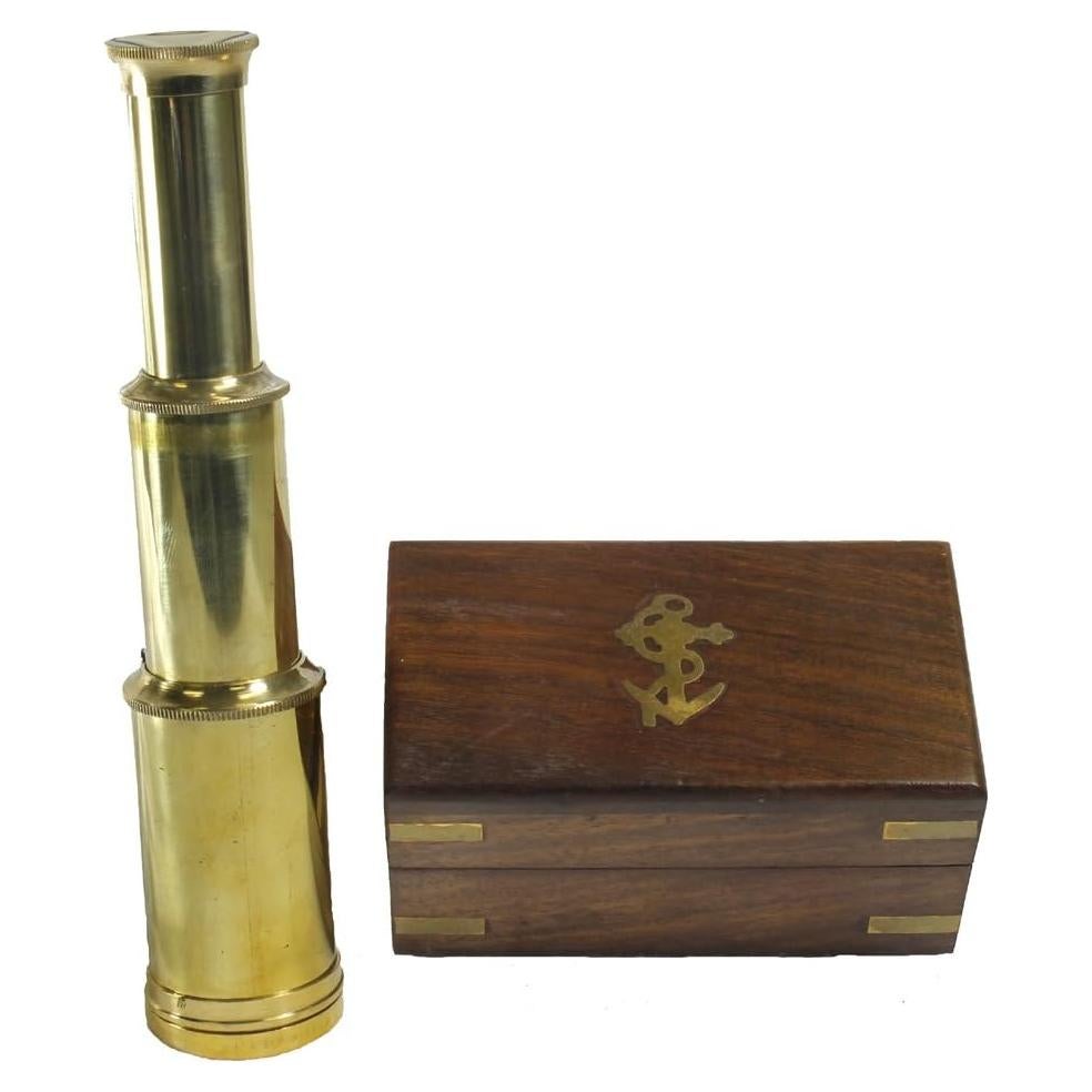 Telescopio Pirata de Latón 16.5 cm - Portátil - RedSkyTrader