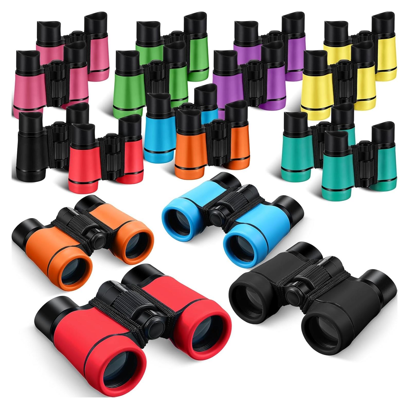 Paquete de 18 Binoculares para Niños Yeaqee 4x30mm