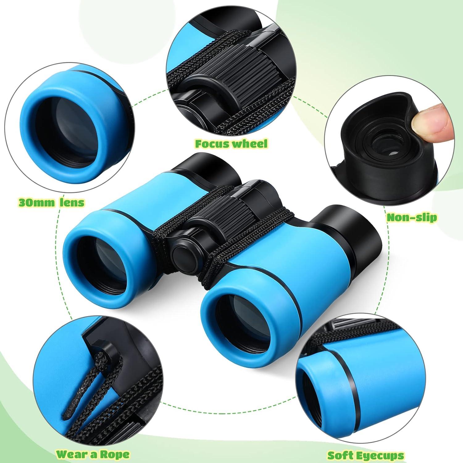 Paquete de 18 Binoculares para Niños Yeaqee 4x30mm