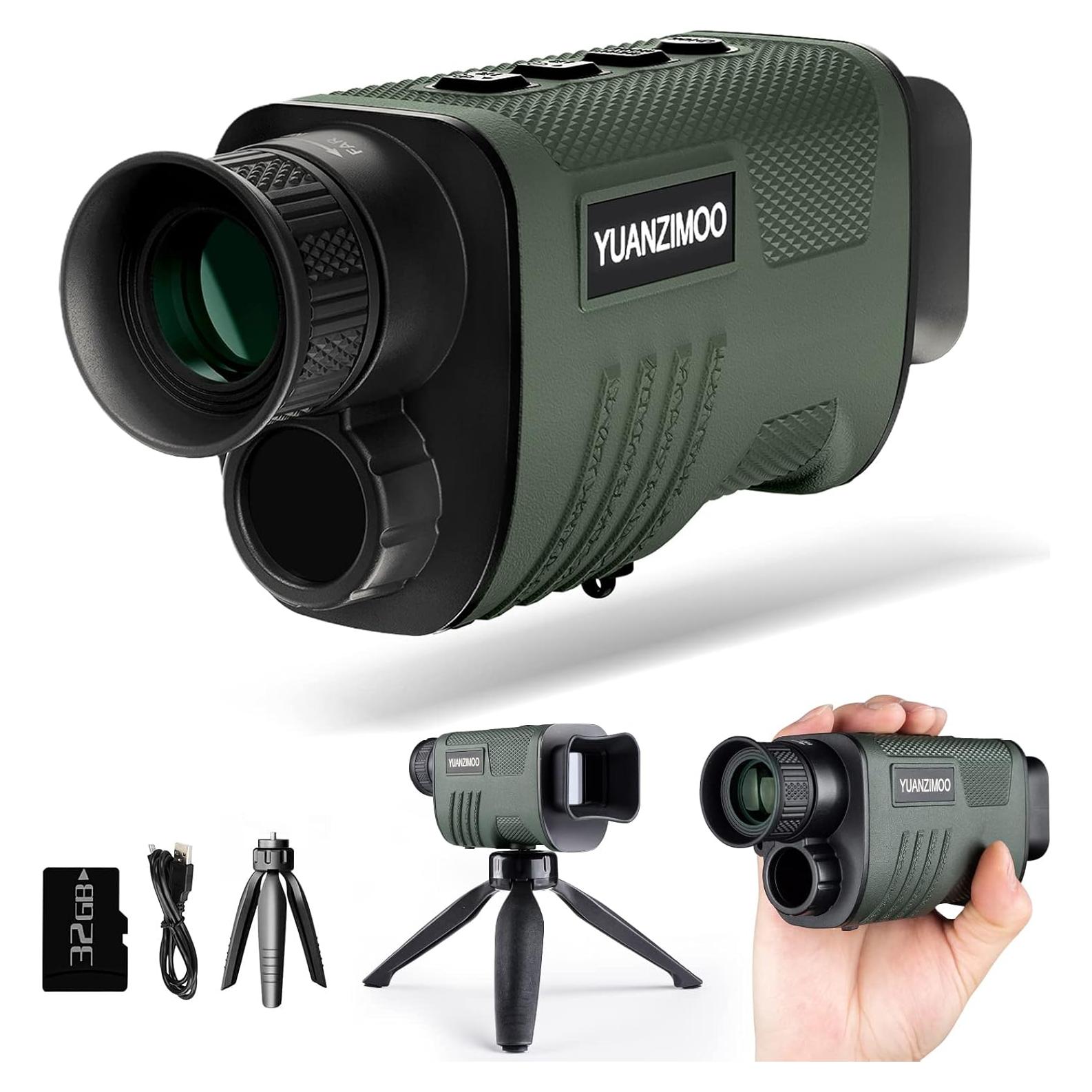 Monóculo Digital YUANZIMOO Visión Nocturna 8X 2000mAh