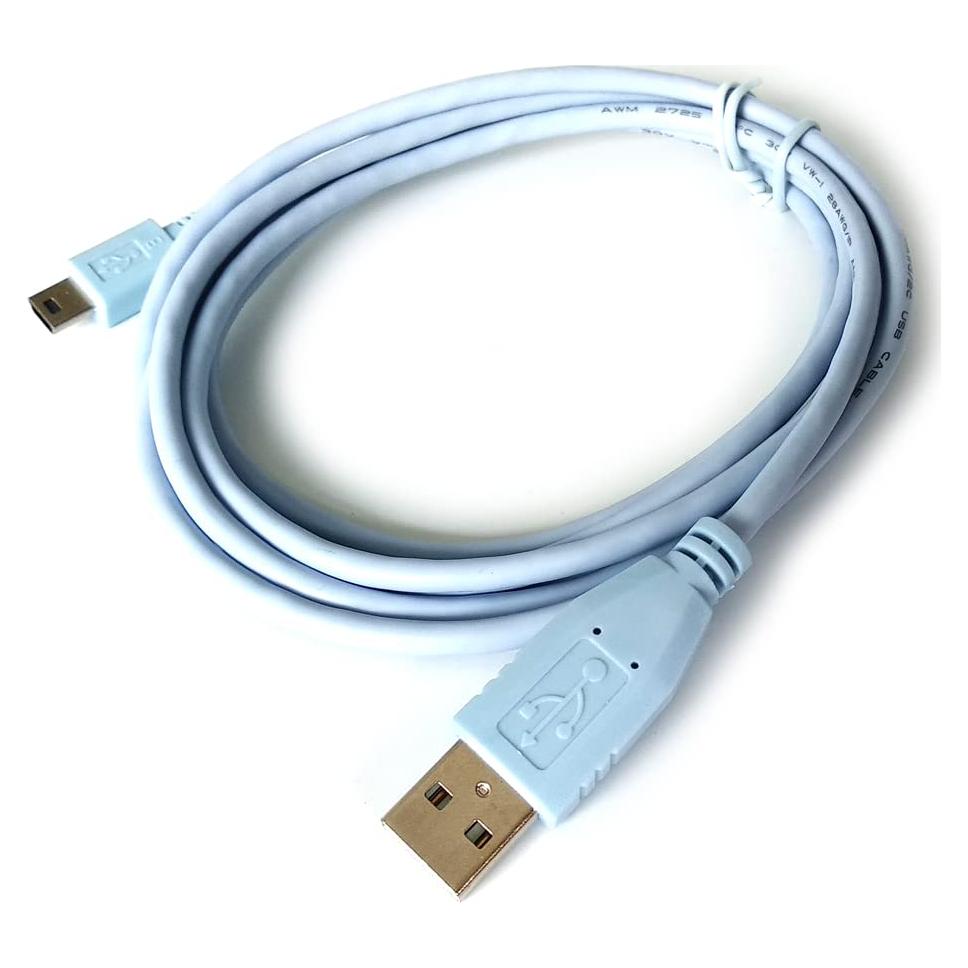 Cable USB A a Mini USB Washinglee para Telescopio Celestron 1.8m