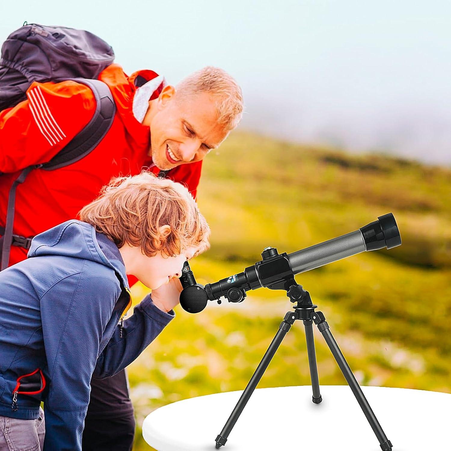 Telescopio Astronómico Little World 20X 30X 40X Portátil