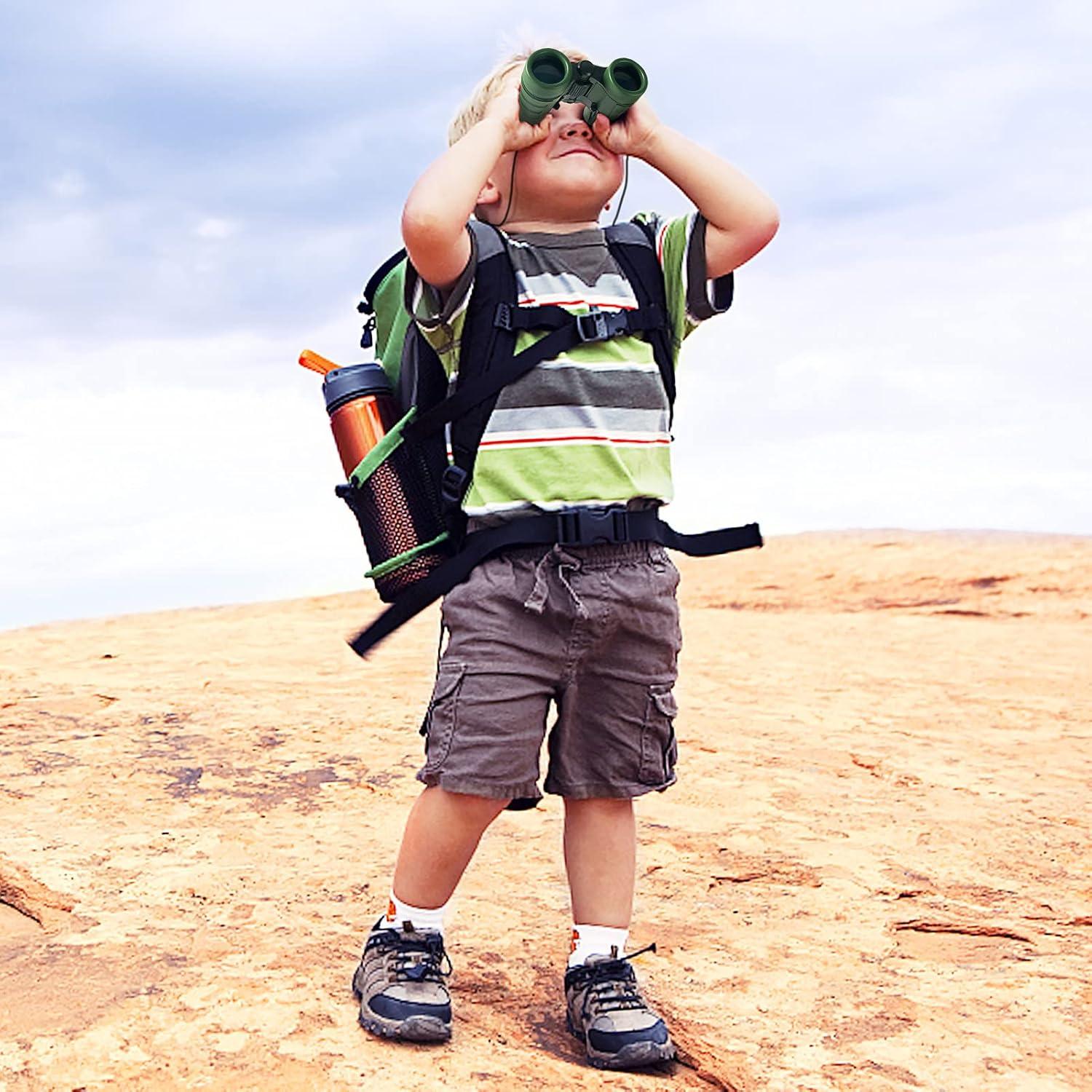 Binoculares para Niños ESPEJOS 4x30 Verde Juguete Educativo