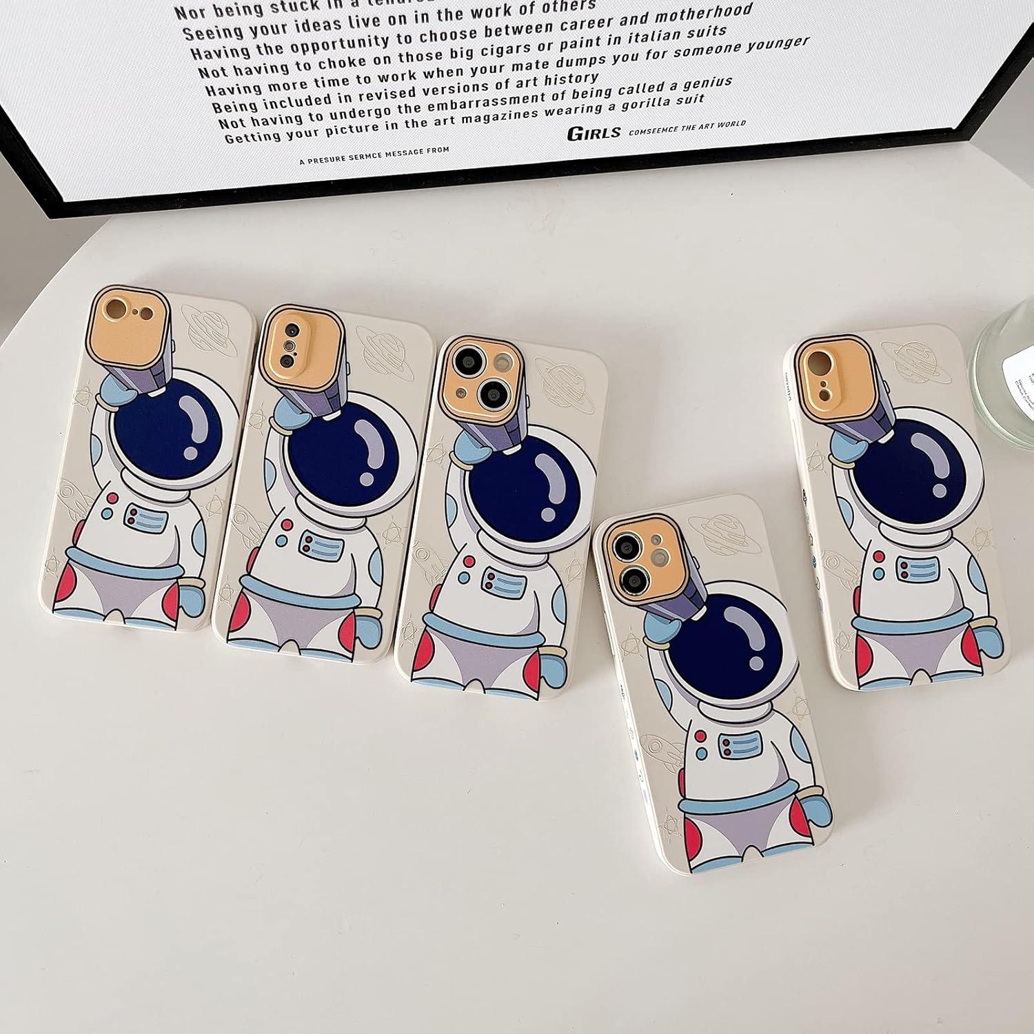 Funda Bumper Yonds Queen para iPhone 12 mini Telescopio Blanco