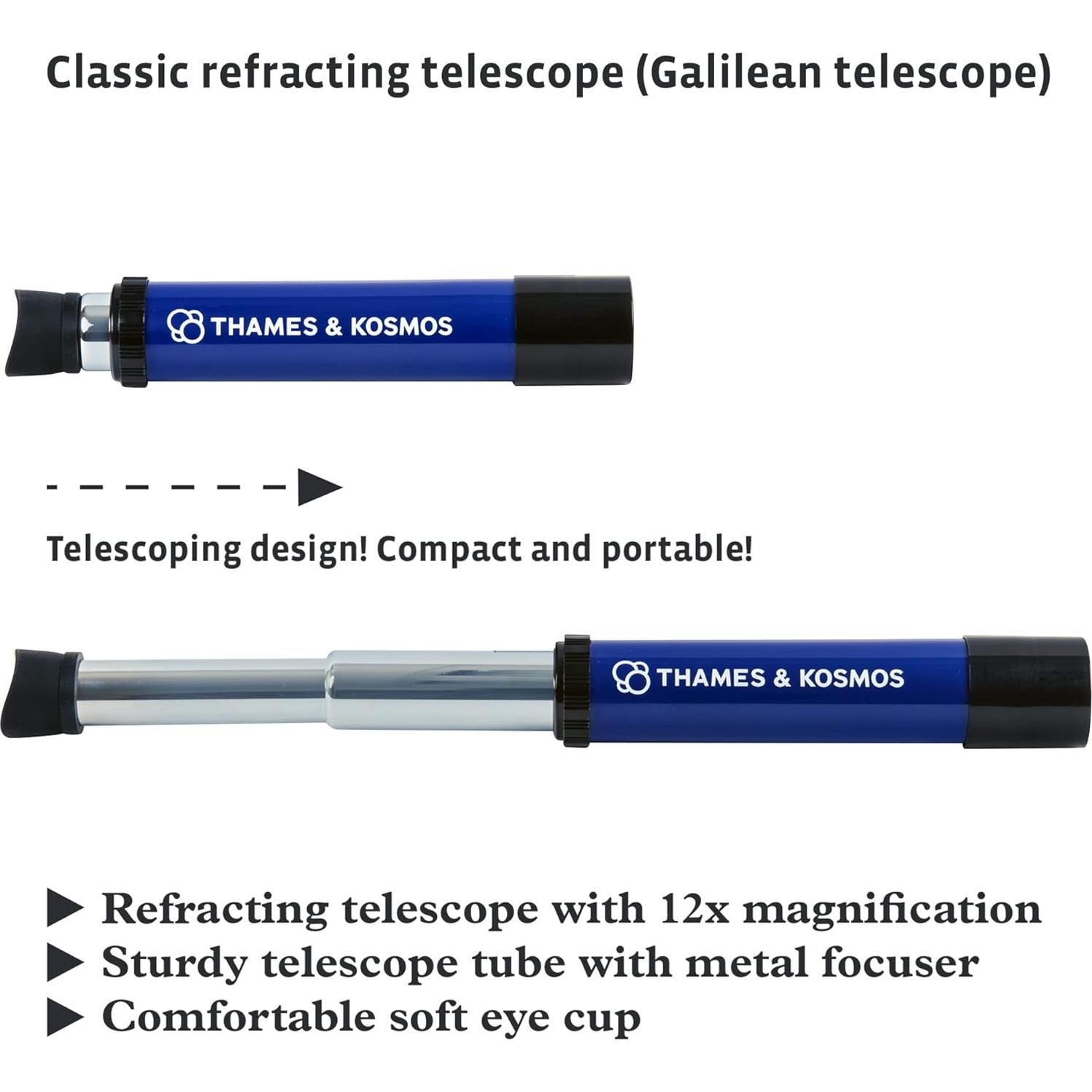 Telescopio My Discovery Thames & Kosmos 12x Compacto