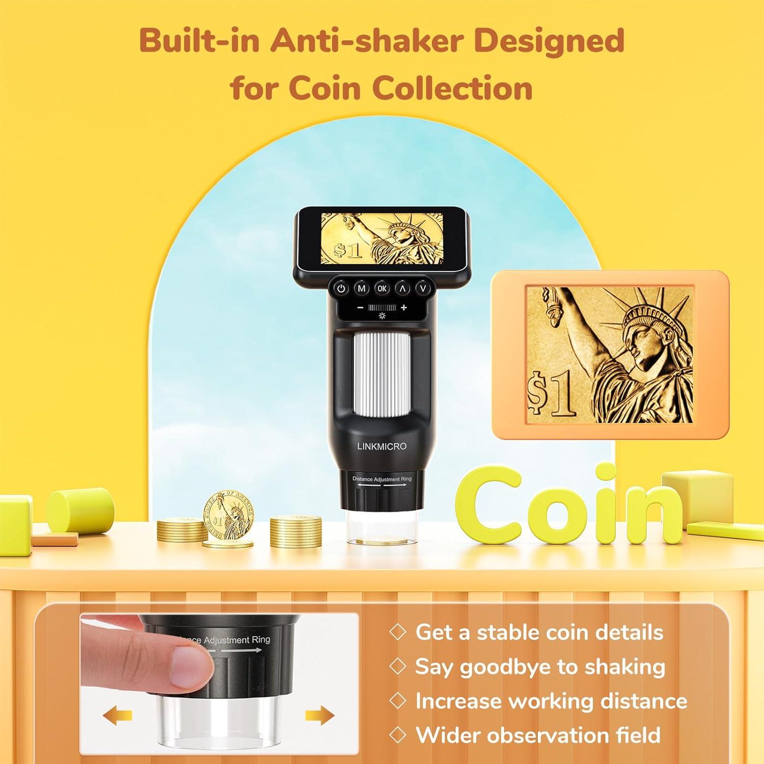 Microscopio Digital Portátil LINKMICRO LM013 120x 2.8"