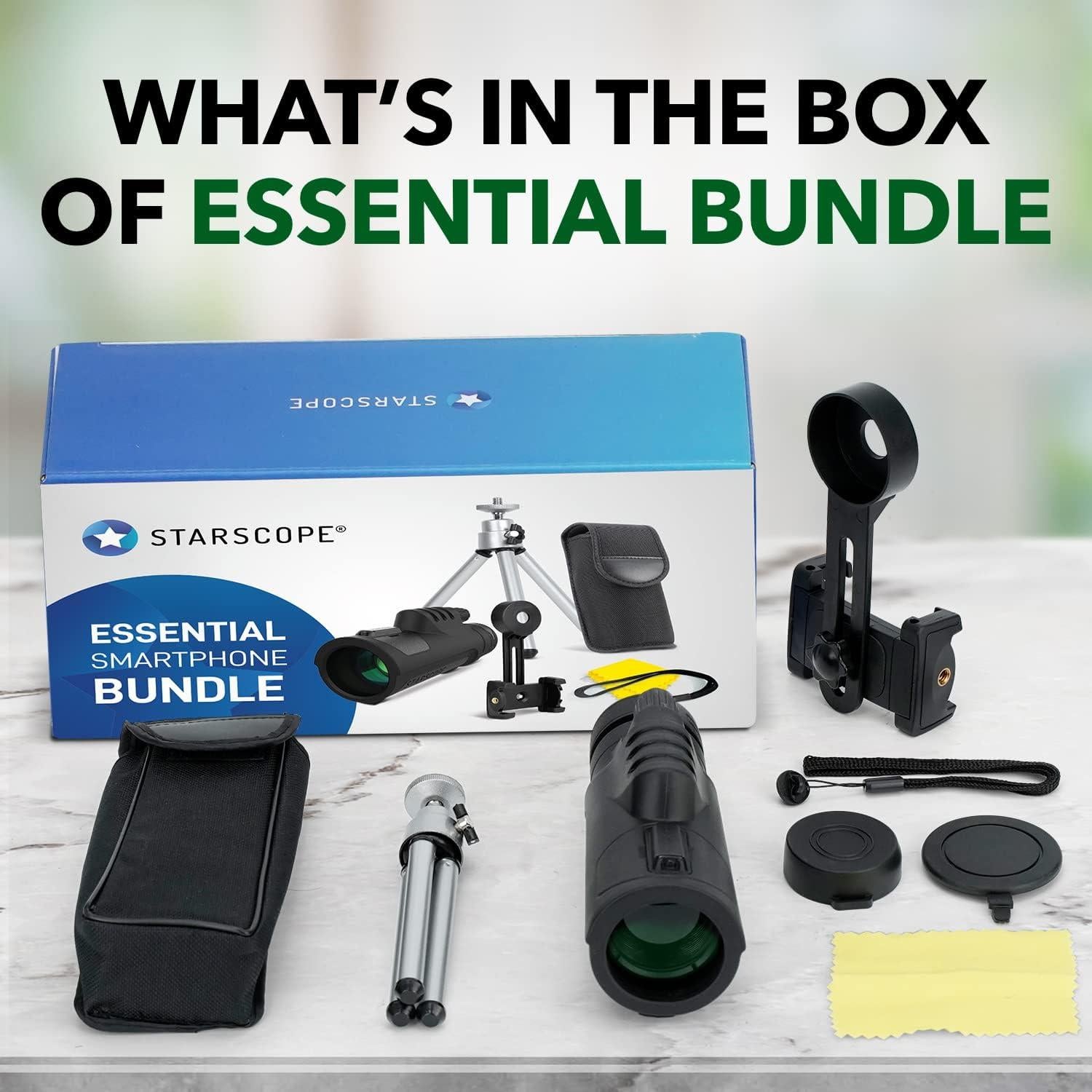 Telescopio Monocular Starscope 10x42 para Smartphone