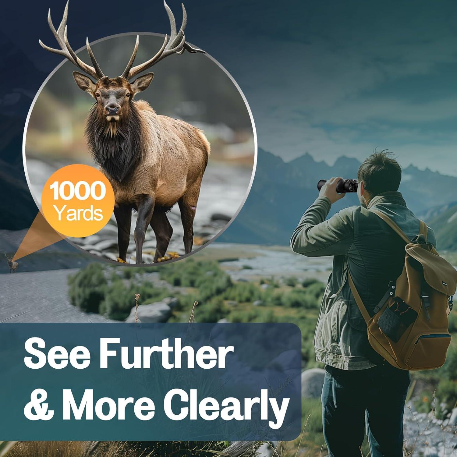 Binoculares Deesoo 20x52 HD para Observación de Aves