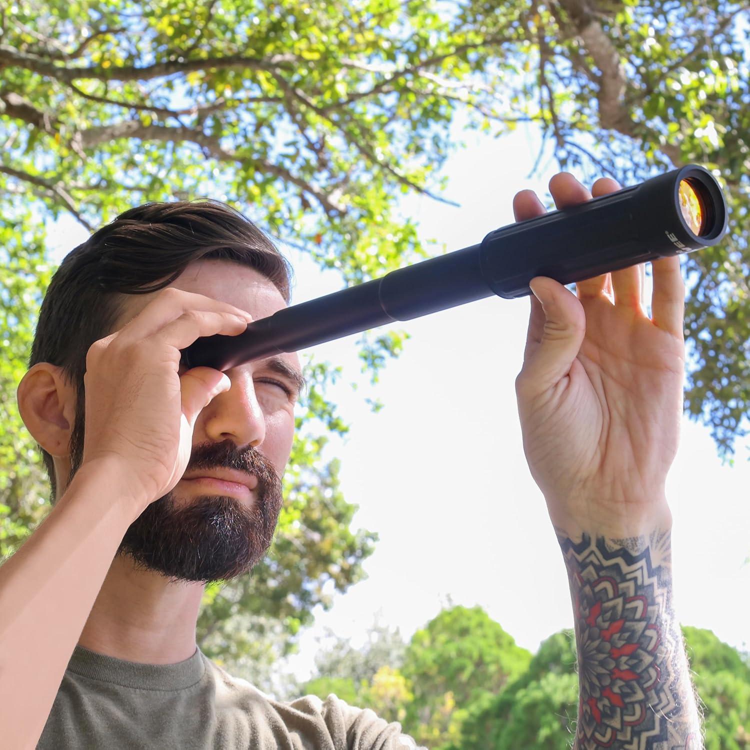 Telescopio Monocular HUMVEE 12x30 para Camping y Caza