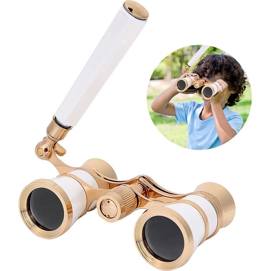 Binoculares de Ópera Yosoo 3X25 Compactos Vintage con Bolsa