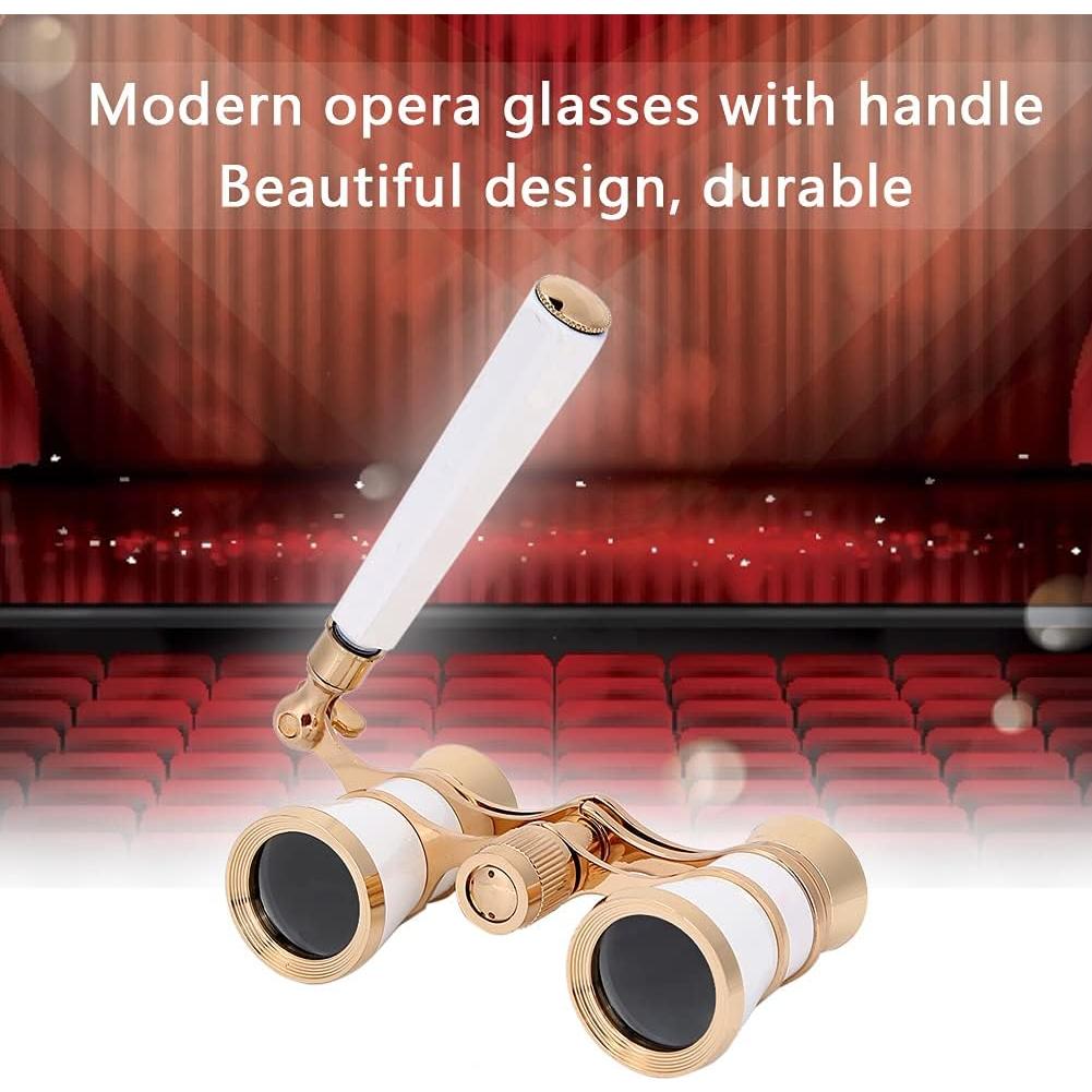 Binoculares de Ópera Yosoo 3X25 Compactos Vintage con Bolsa