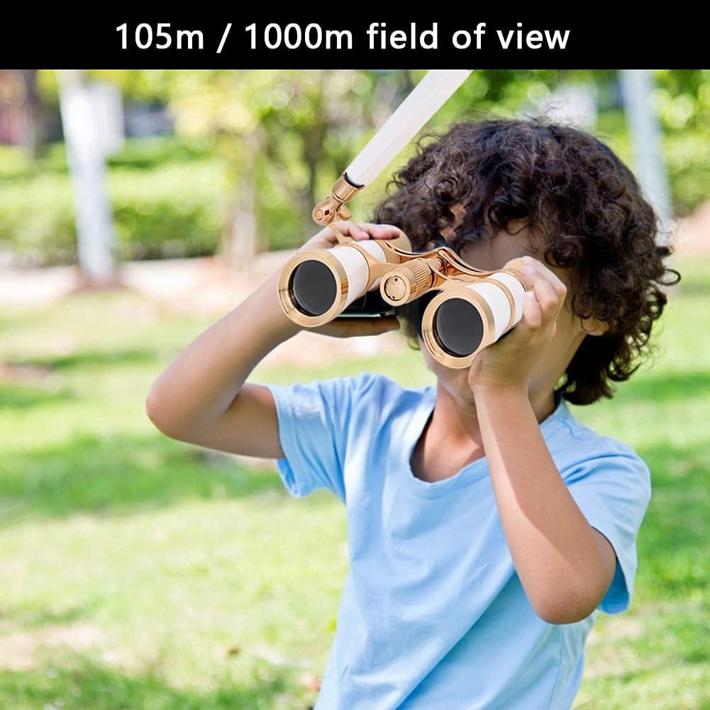 Binoculares de Ópera Yosoo 3X25 Compactos Vintage con Bolsa