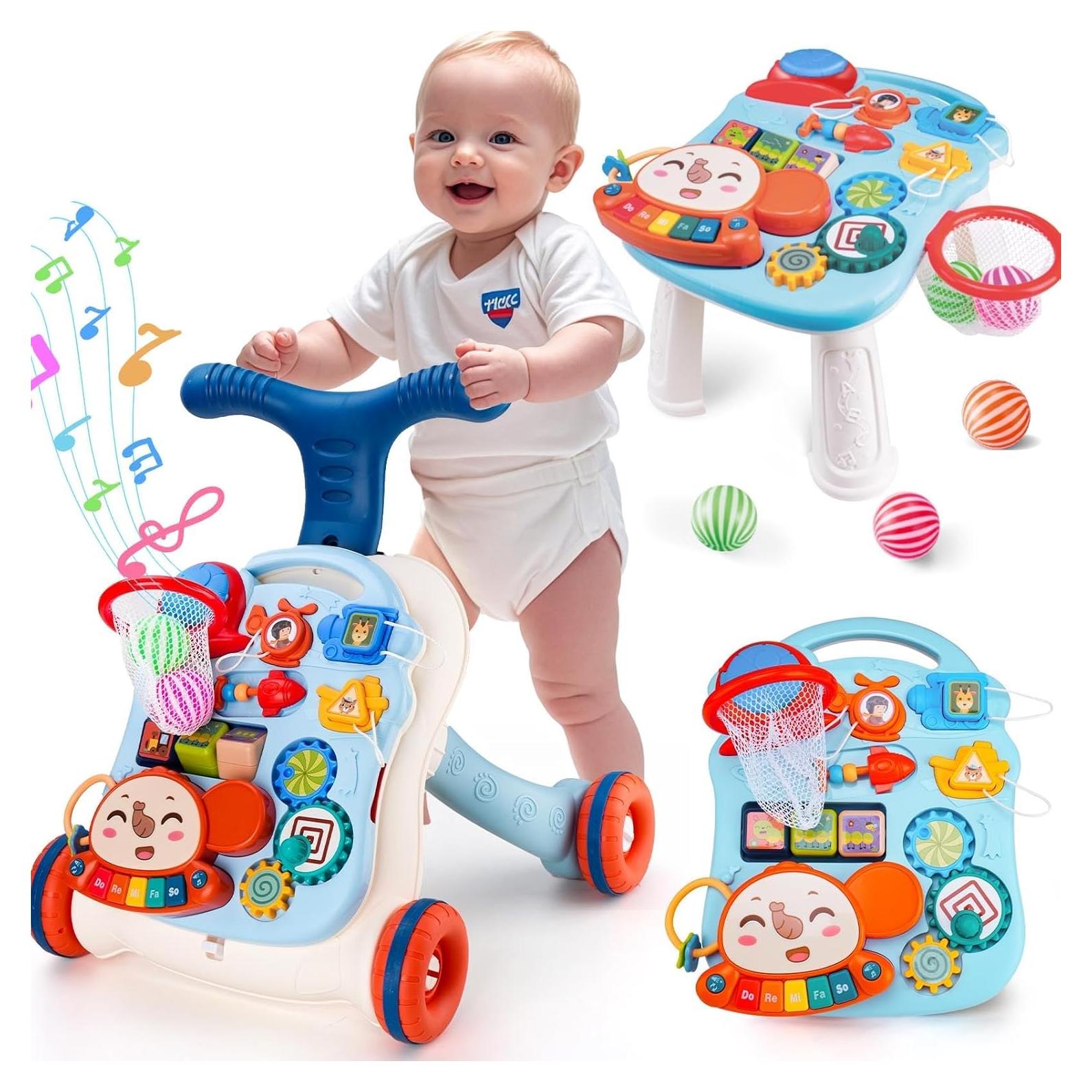 Andador 3 en 1 para Bebés N6038 con Mesa de Juego