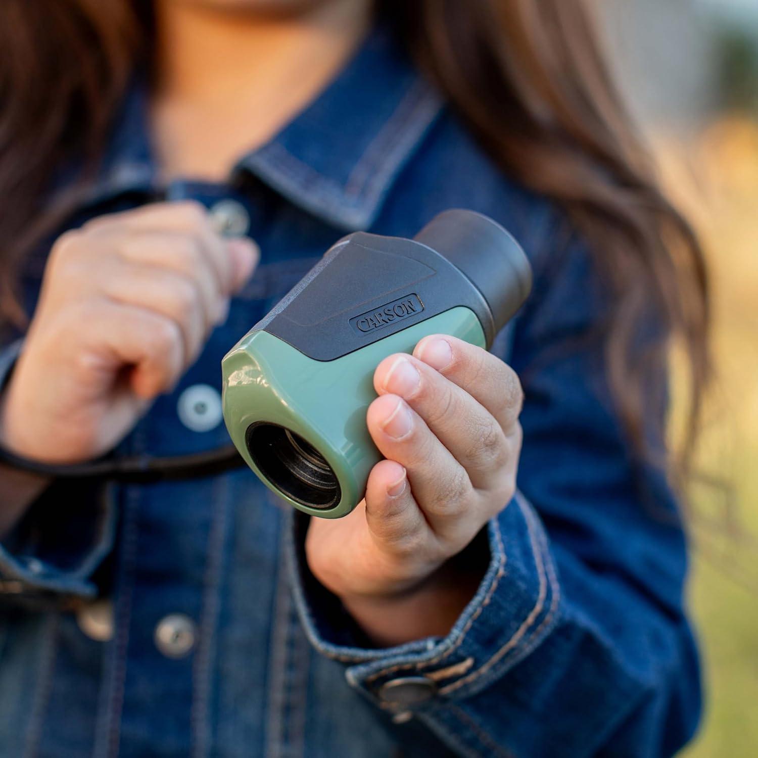 Monocular Carson BG-718 7x18mm Juguete STEM para Niños