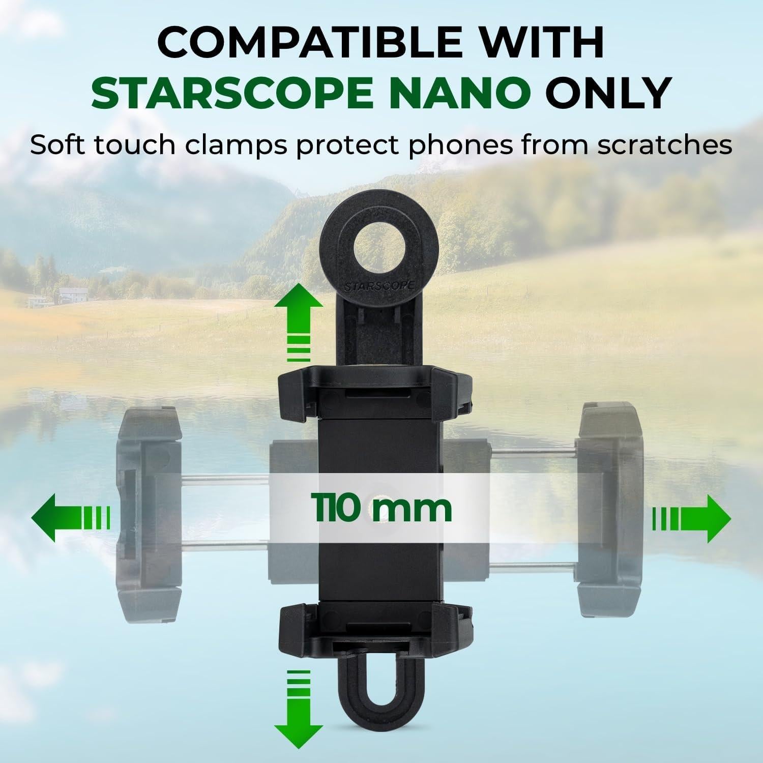 Soporte para Telescopio Starscope - Adaptador Universal para Móvil