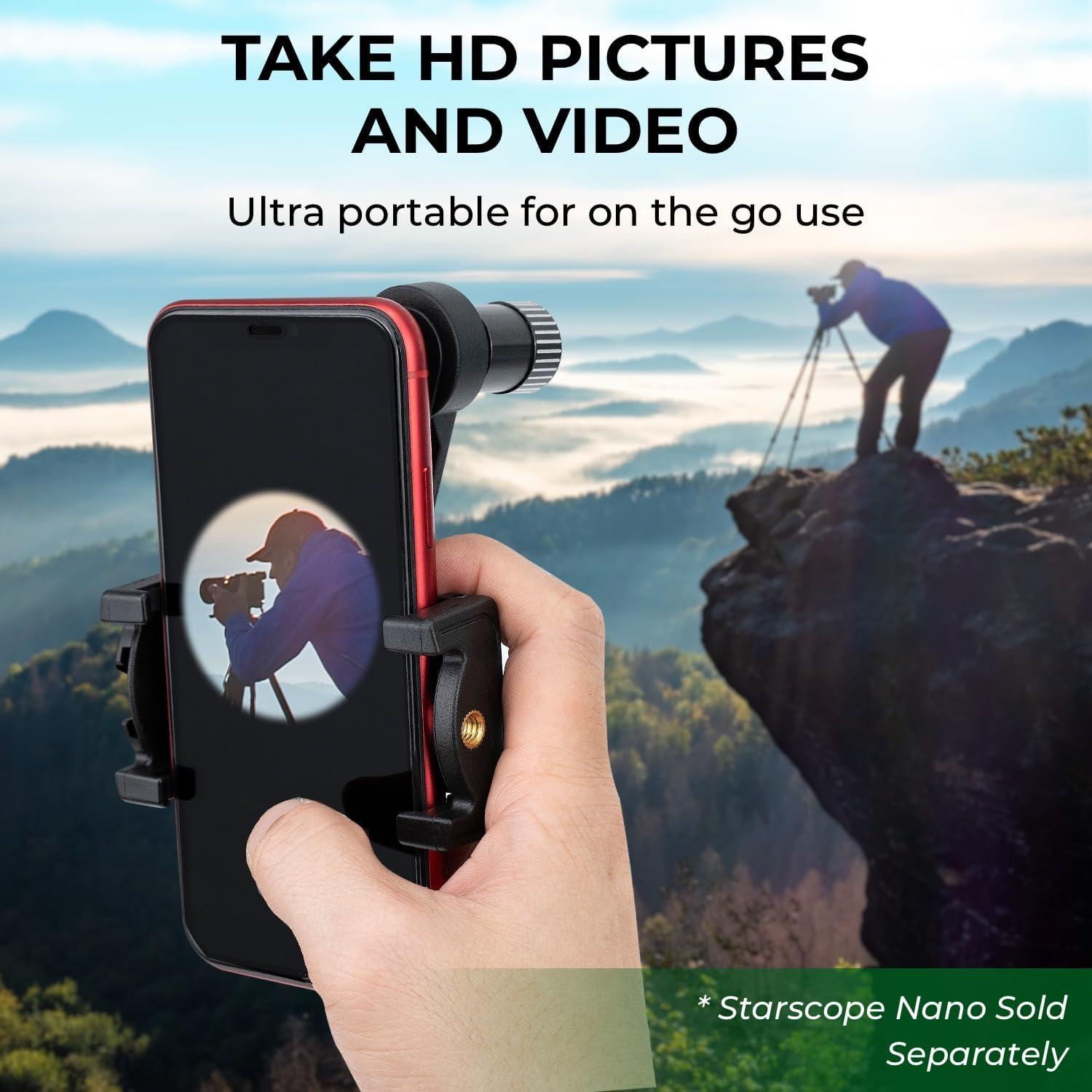 Soporte para Telescopio Starscope - Adaptador Universal para Móvil