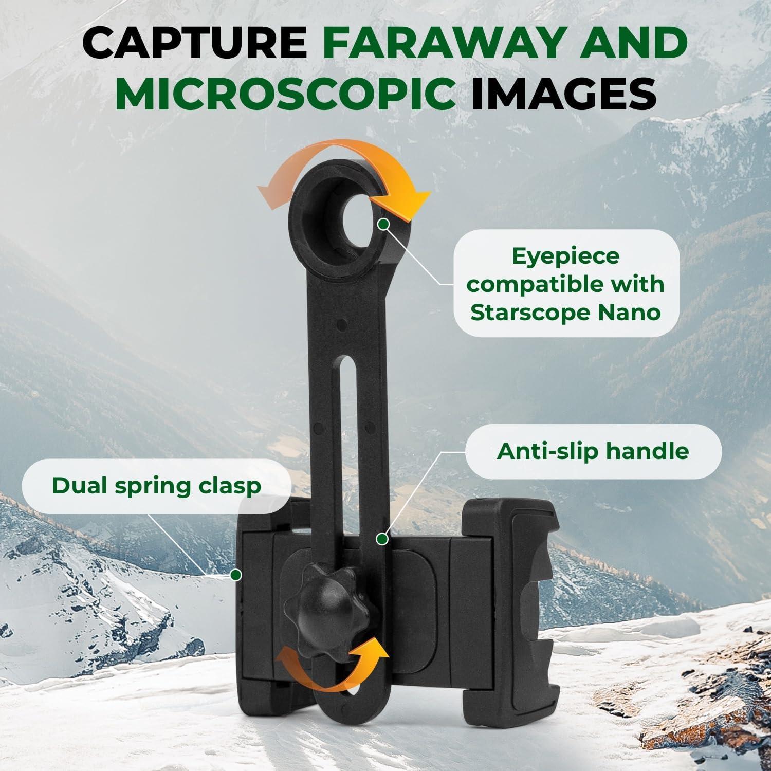 Soporte para Telescopio Starscope - Adaptador Universal para Móvil