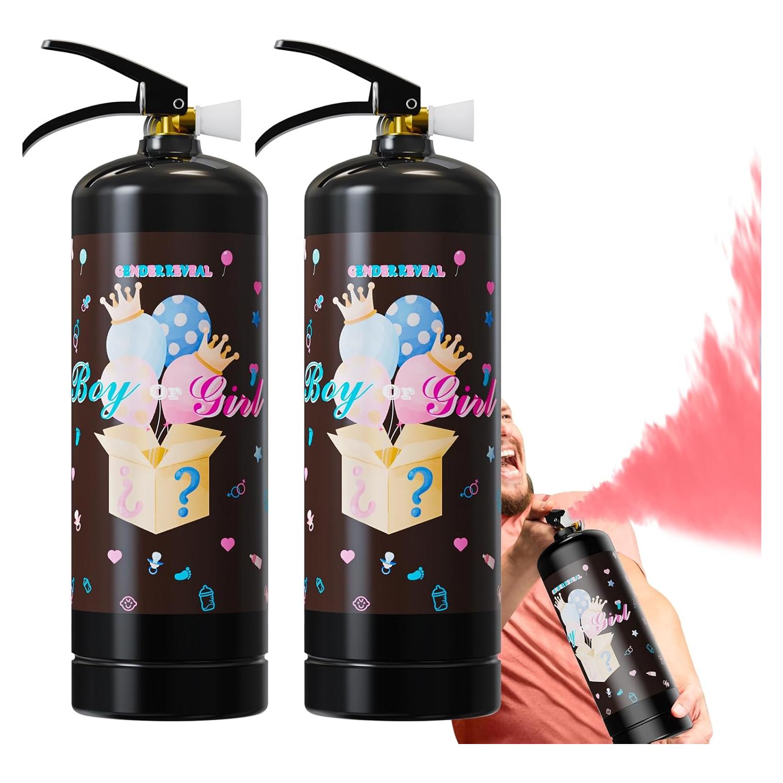 Extintor Revelación de Género Rosa - Lanzador de Polvo 0.73kg