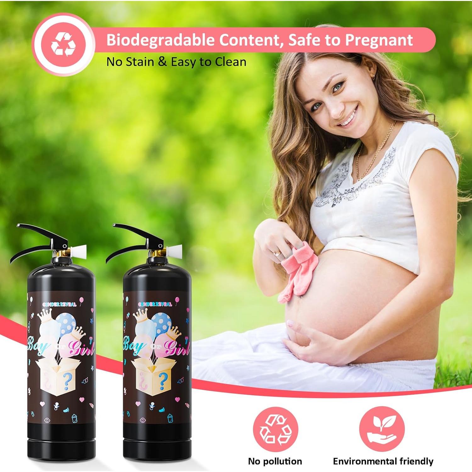 Extintor Revelación de Género Rosa - Lanzador de Polvo 0.73kg