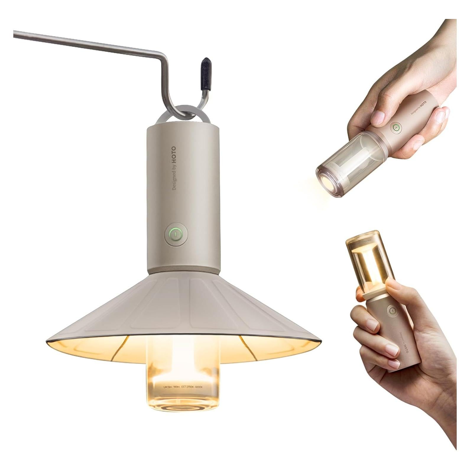 Linterna de Camping HOTO Recargable 3200mAh IP66 LED