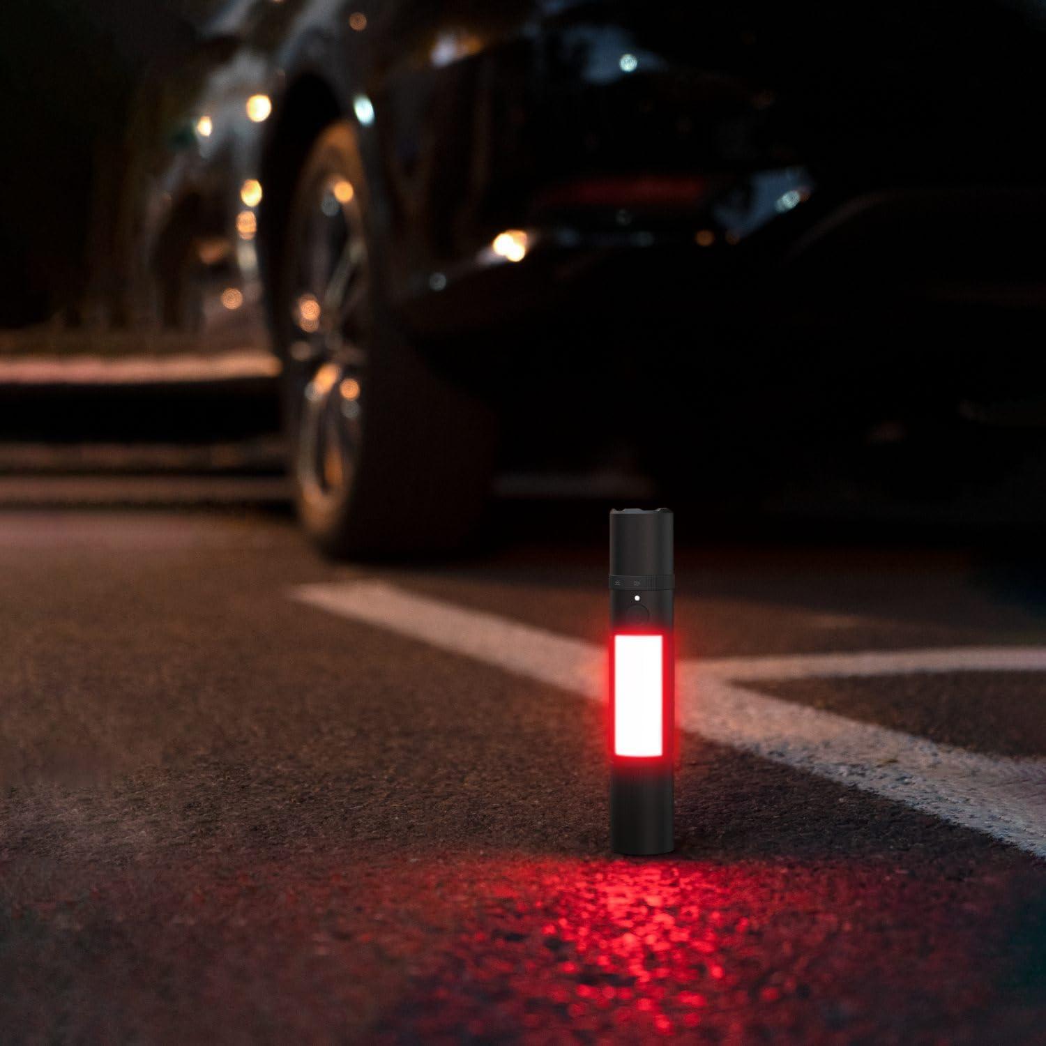 Linterna de Emergencia HOTO 1000 Lúmenes Recargable con Cortador