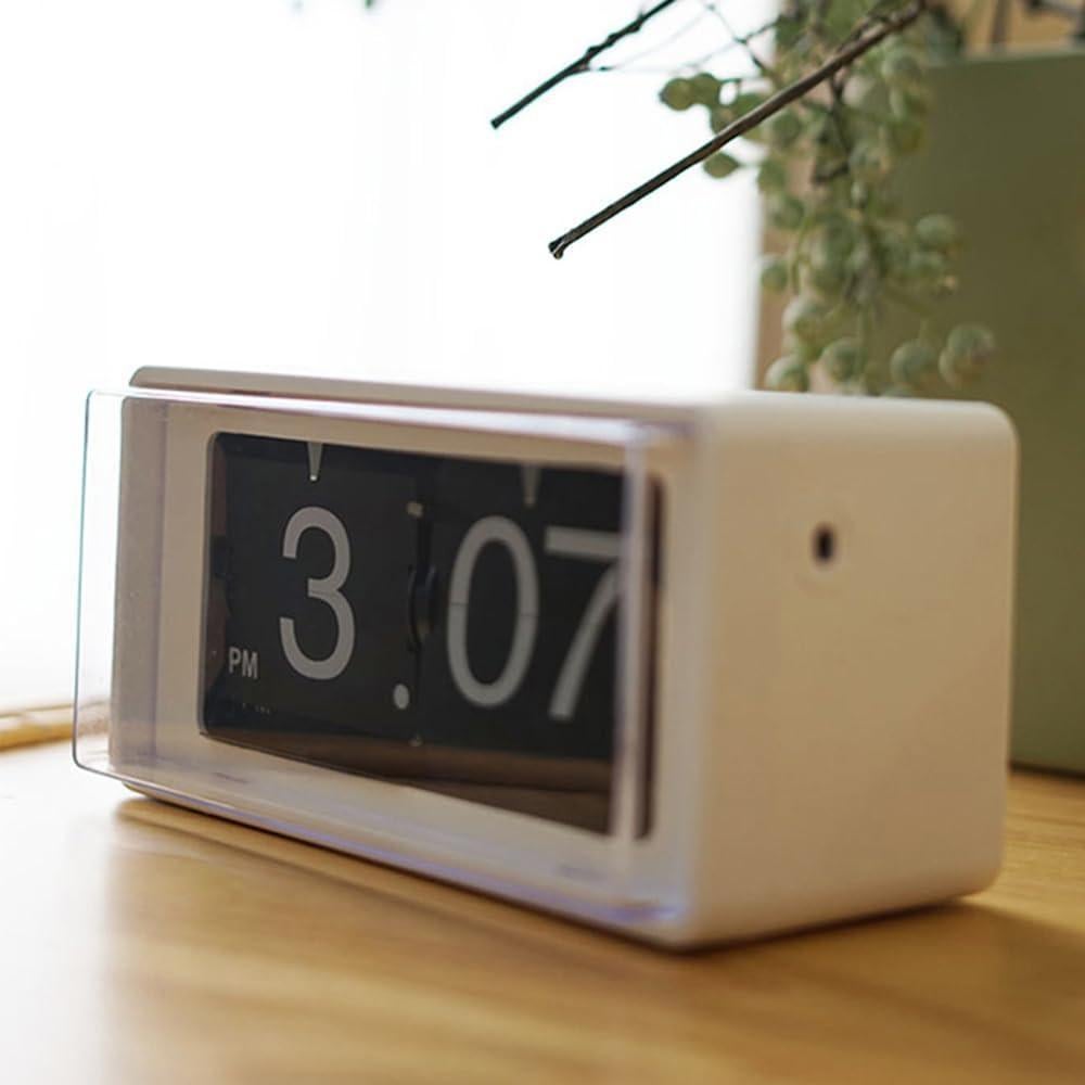 Reloj de Mesa Digital BHning Retro Blanco 19.99 cm