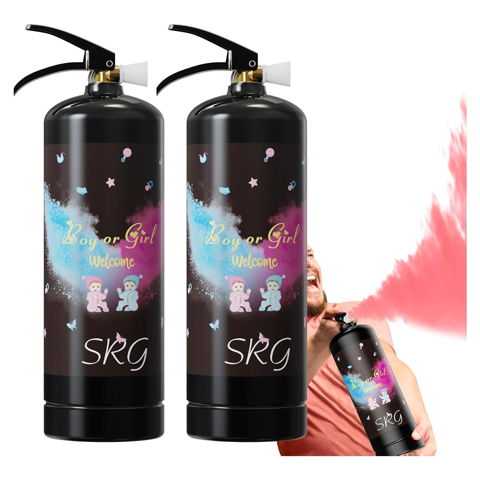 Extintor Revelación de Género Rosa SRG | 2 Paquetes 6.1m