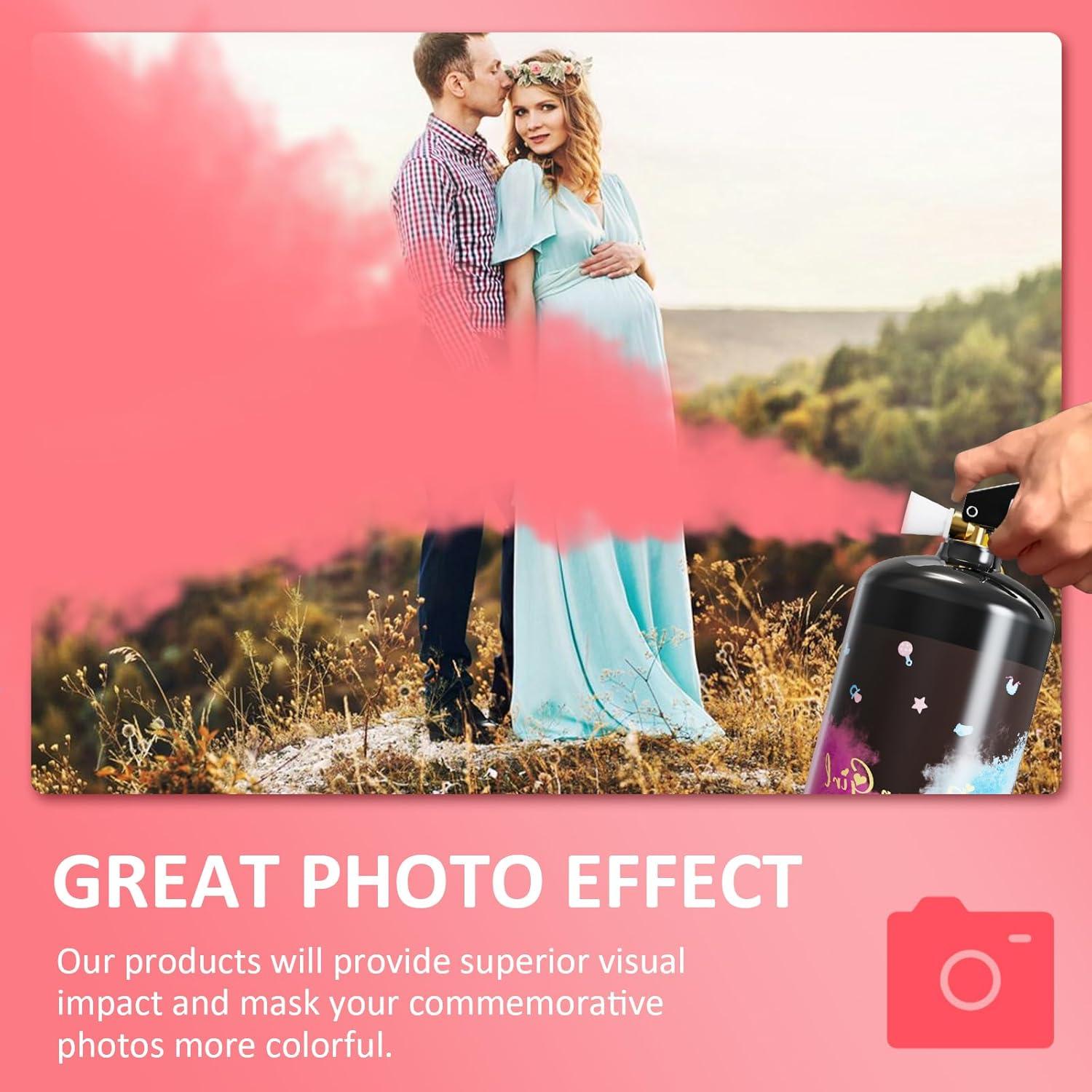 Extintor Revelación de Género Rosa SRG | 2 Paquetes 6.1m