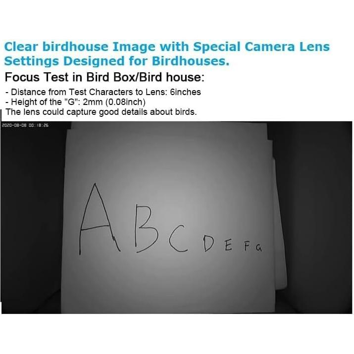 Cámara de caja de pájaros WIWACAM 4K HD con WiFi