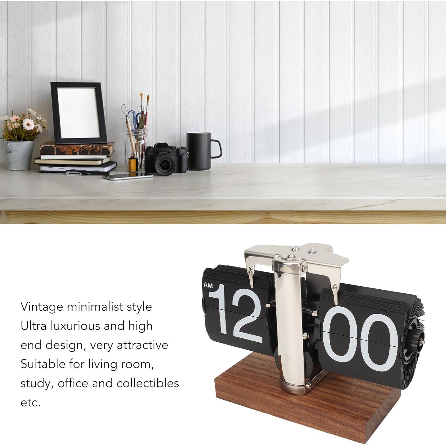 Reloj Digital Plegable Banapoy Retro Acero Inoxidable Negro