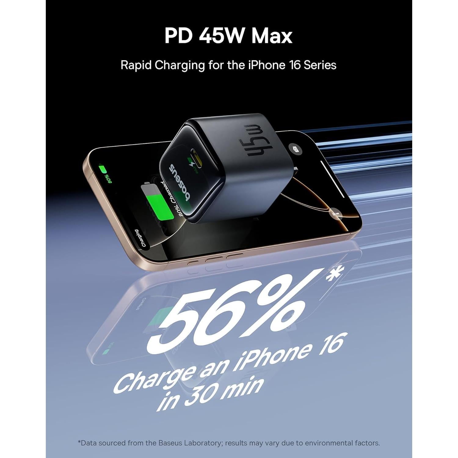 Baseus Estación de Acoplamiento 11 en 1 + Cargador USB-C 45W