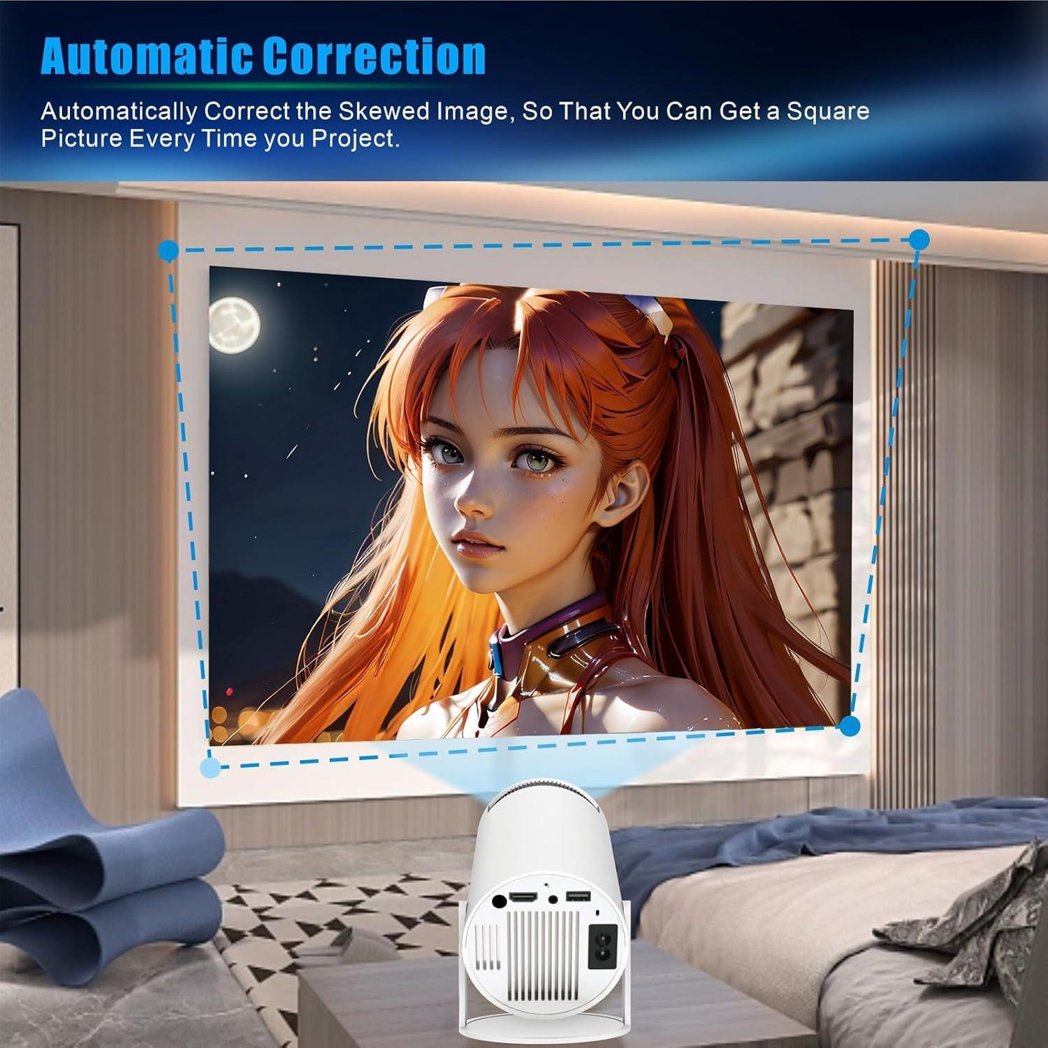 Mini Proyector Portátil WOOPKER HY300 PRO 4K 1080P WiFi6