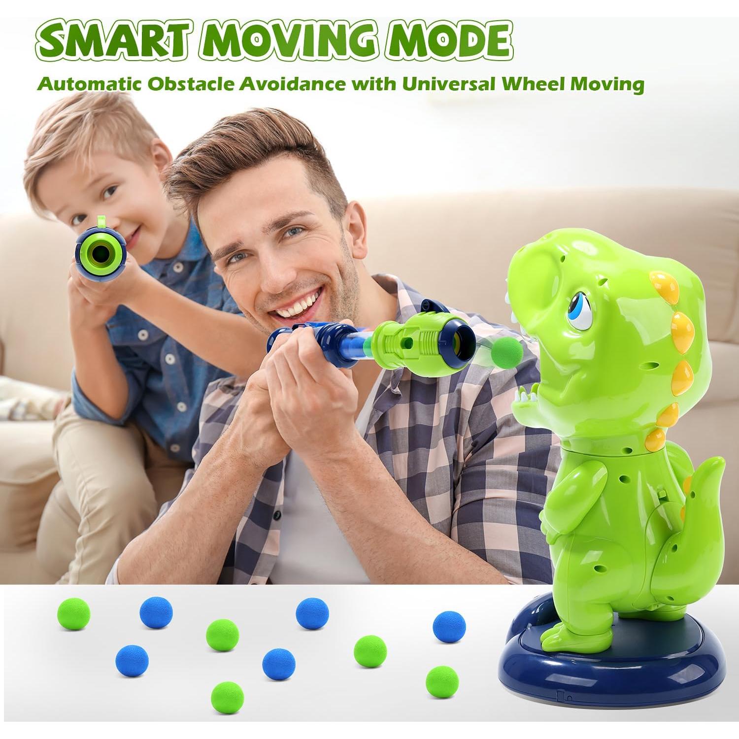 Juego de Tiro Dinosaurio EagleStone con 2 Pistolas y 48 Pelotas