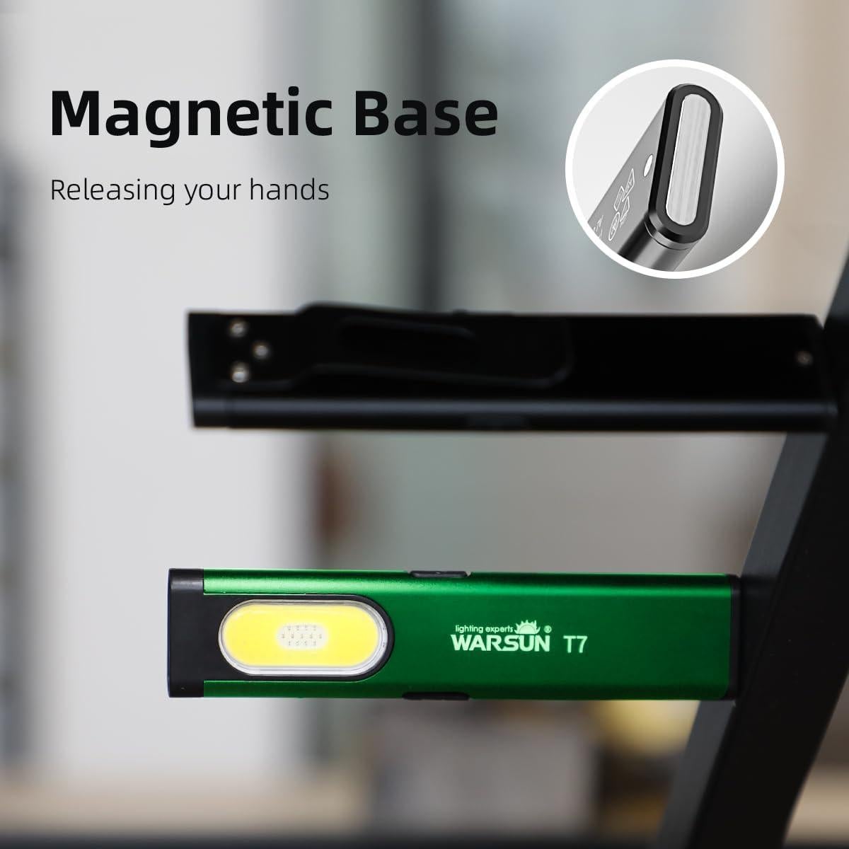 Linterna Recargable WARSUN T7 USB-C 675 Lúmenes IPX4