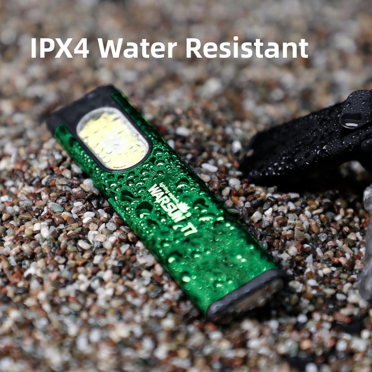 Linterna Recargable WARSUN T7 USB-C 675 Lúmenes IPX4