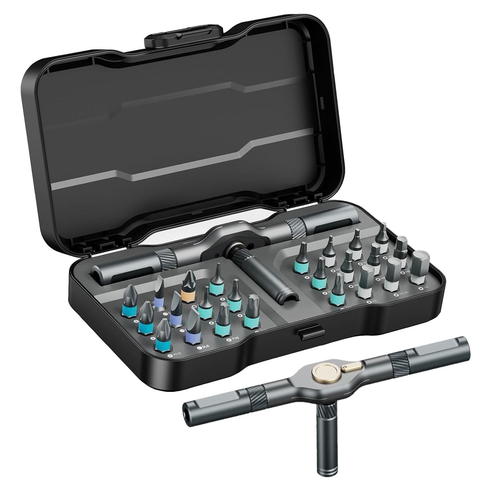 Kit de Destornilladores de Carraca ORIA 24 en 1 Magnéticos