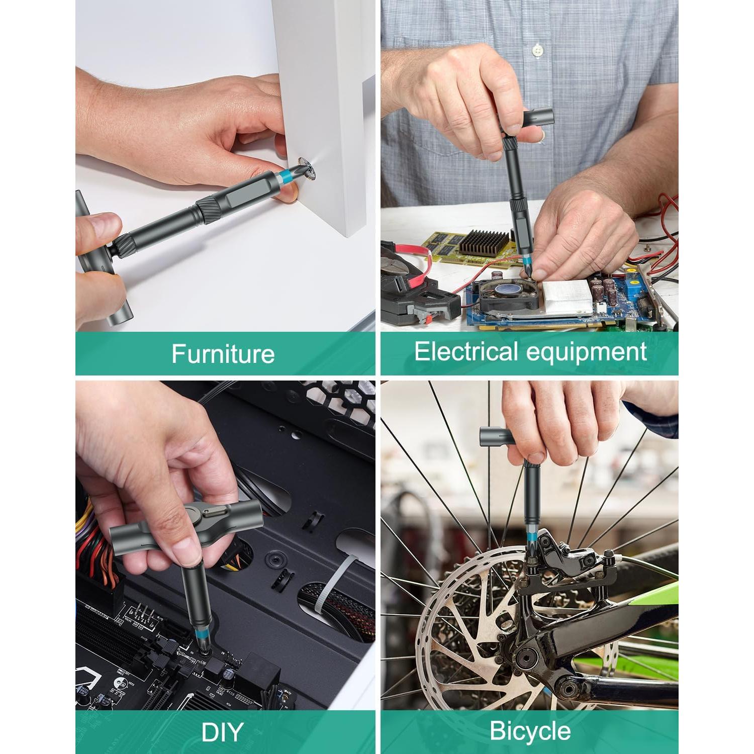 Kit de Destornilladores de Carraca ORIA 24 en 1 Magnéticos