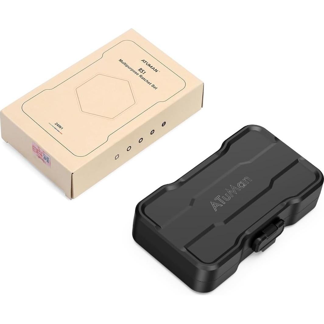 Juego de Destornilladores Magnéticos 24 en 1 AMIR con Mango Trinquete