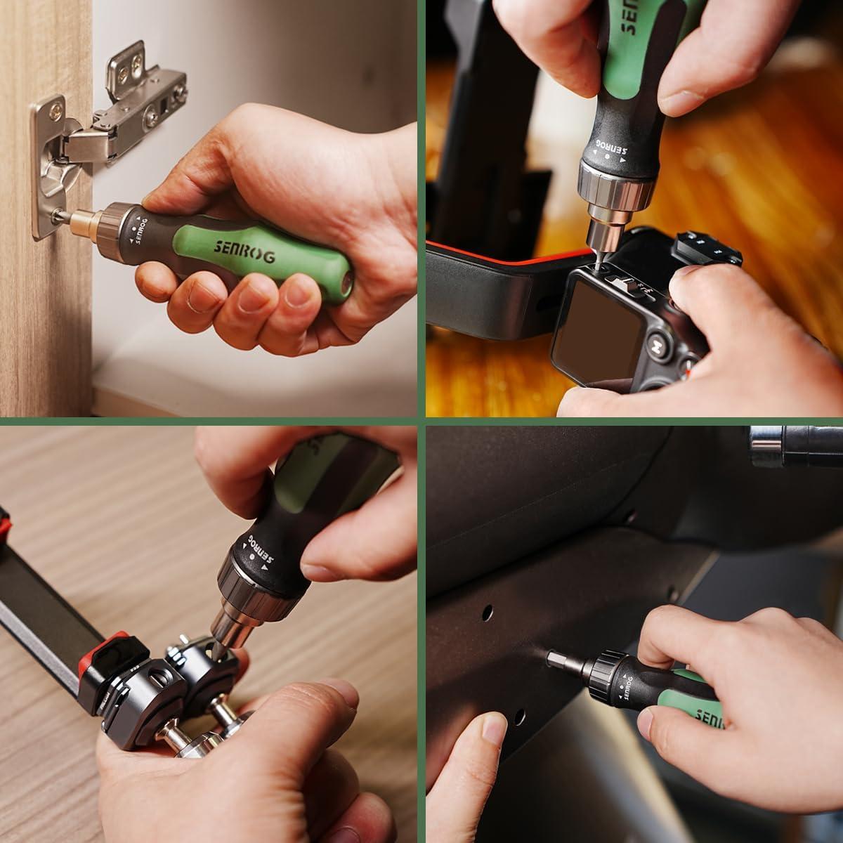 Destornillador de 24 en 1 SENROG con bits intercambiables