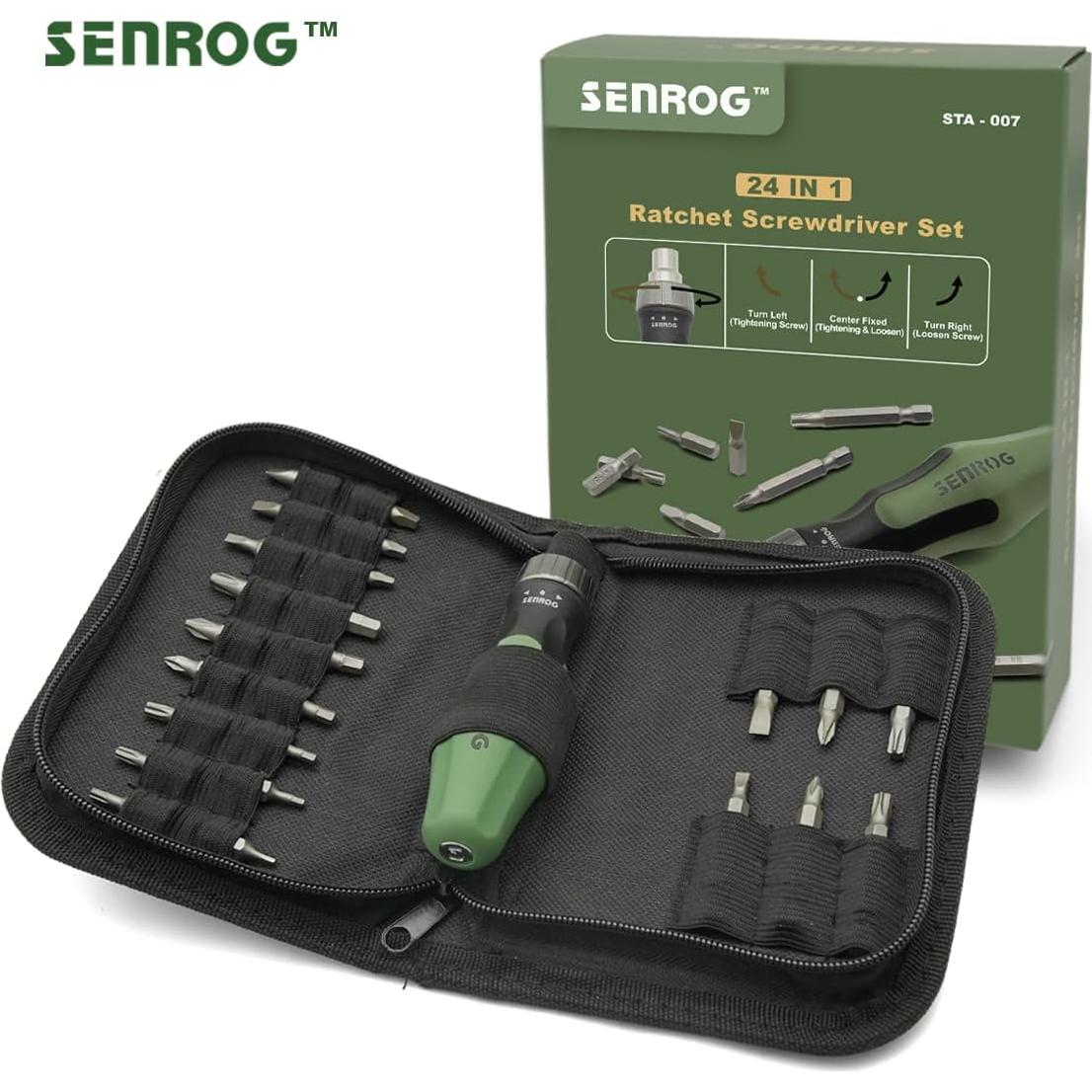 Destornillador de 24 en 1 SENROG con bits intercambiables